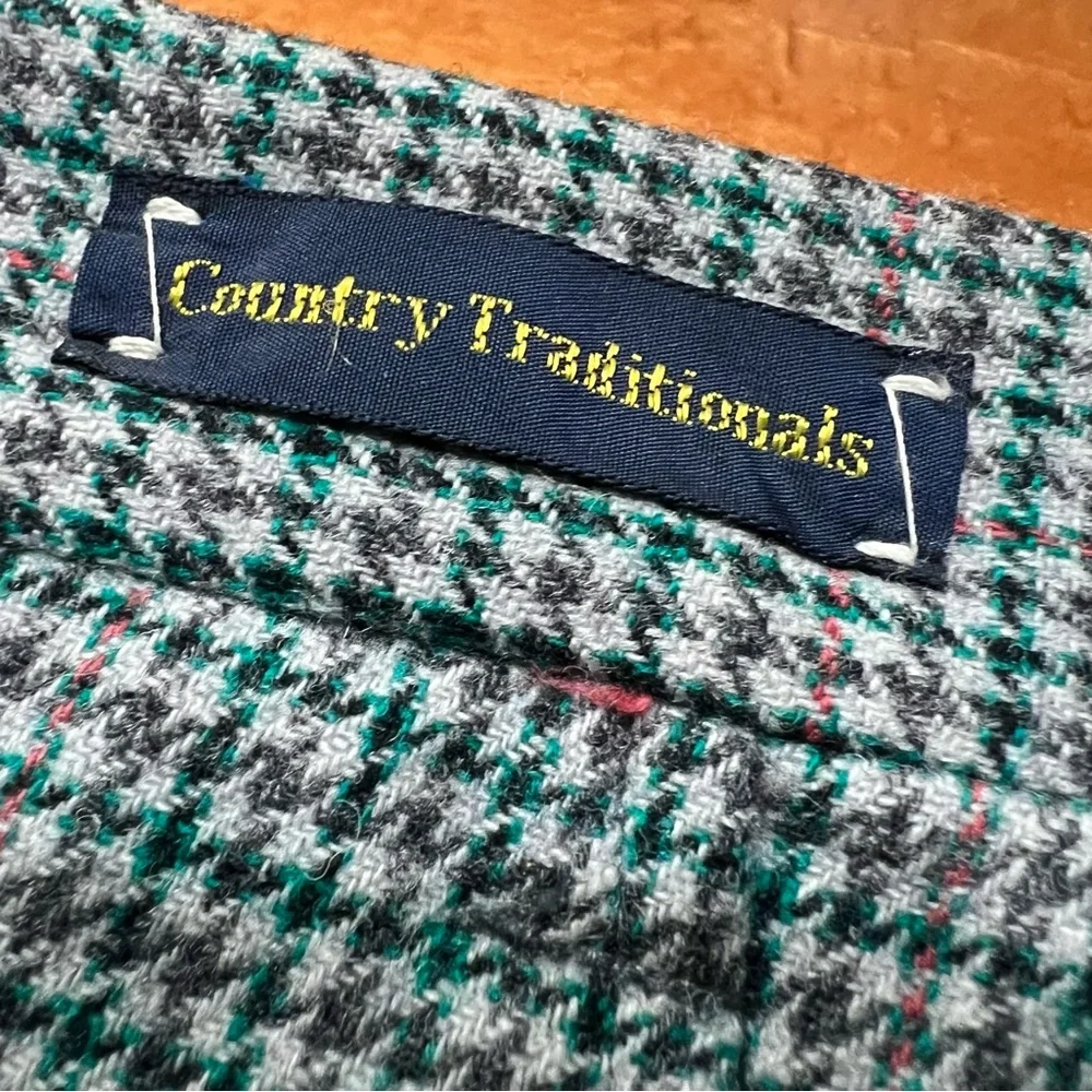 Vintage Pendleton Wool Houndstooth Country Traditionals Pants size 32 new USA